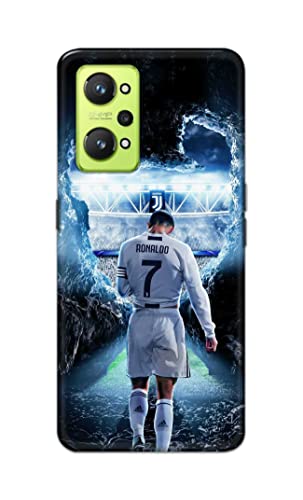 Image of Printed Hard Back Cover Case for Realme GT Neo 3T 5G Back Cover (Footbal Legend) -702