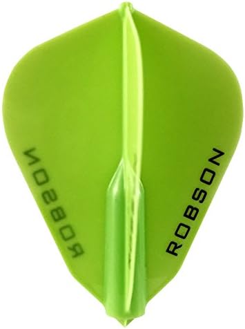 Robson 1 x SET DART FLIGHTS FANTAIL GREEN
