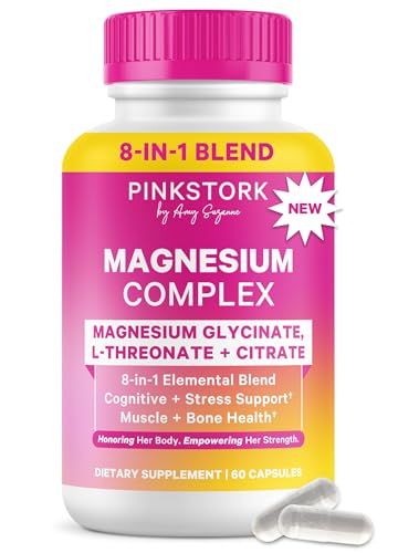 Pink Stork Magnesium Complex for Women 8 Forms 60 Capsules