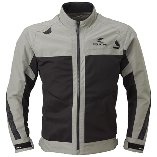 RS�^�C�`(RS TAICHI) �o�C�N�E�F�A ���C�f�B���O�W���P�b�g �t�� �ʋC�� ���b�V�� �����ECE�v���e�N�^�[���� �g���N �G�A�[�W���P�b�g RSJ345 LIGHT GRAY/BLACK L