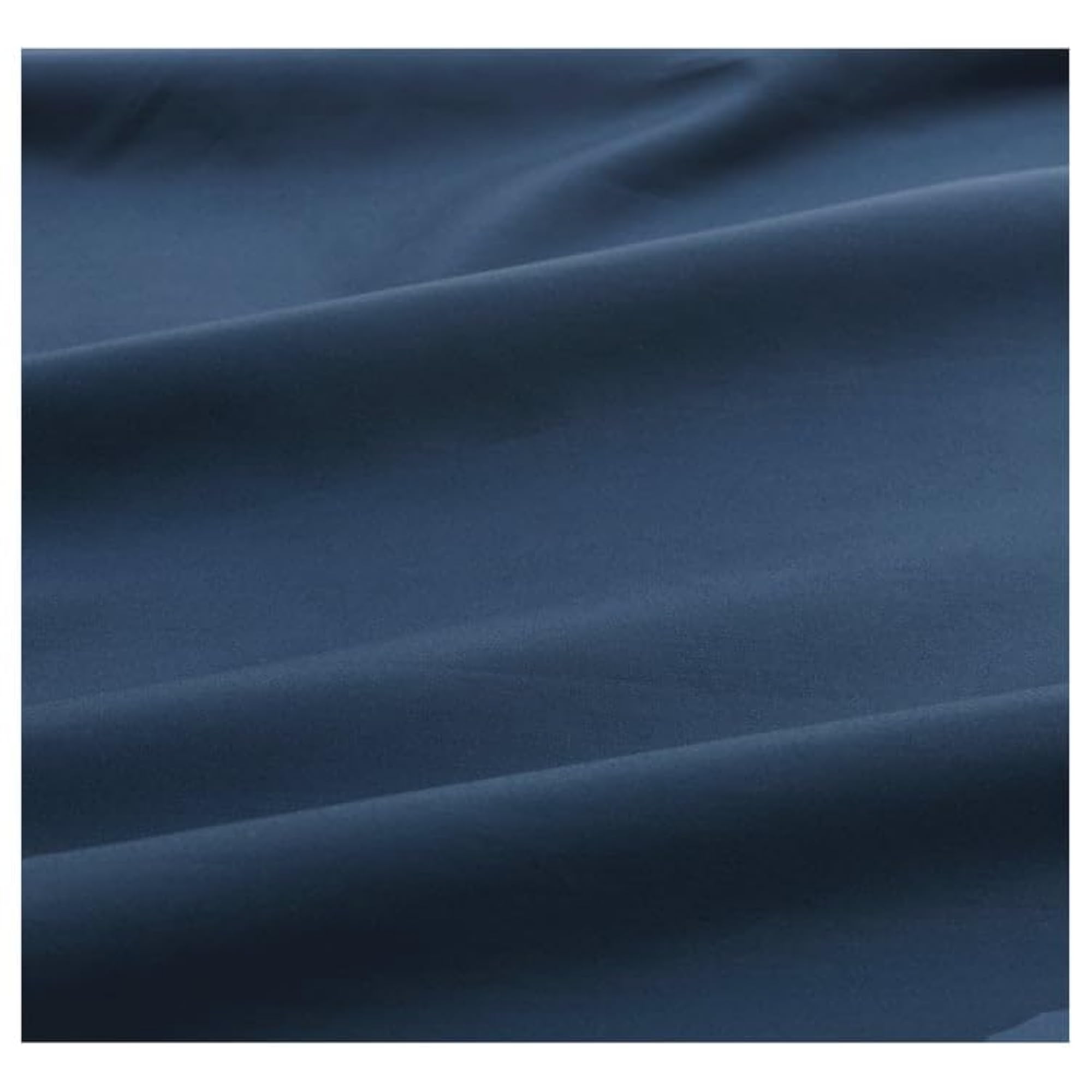 ULLVIDE Dark Blue Pillowcase, Cotton-Lyocell Blend