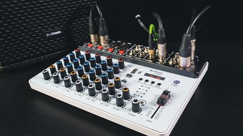 Table de mixage Citronic Q-PAD-8 multi-effets avec interface USB-C audio