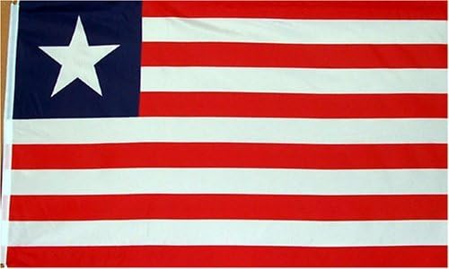 Liberia National Country Flag 3X5 Feet