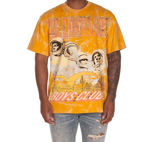 Billionaire Boys Club T-Shirt BB Rushmore SS Oversized Knit Golden