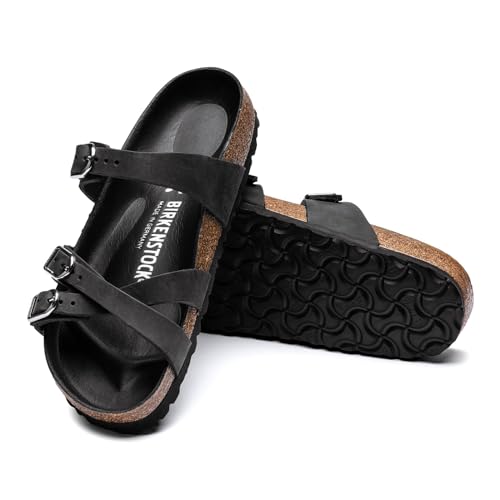 Birkenstock 1017565140 Franca Hex Blk Oil LTR R 403