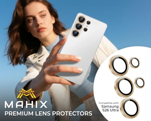Image of PACK 2 Camera Lens Protector for Samsung Galaxy S26 Ultra Pink Gold AR AF Coated 9H Tempered Glass Camera Guard, Anti Drop, Scratch Resistant Camera Lens, Case Friendly Waterproof Heavy Duty UHD Clear Camera Cover