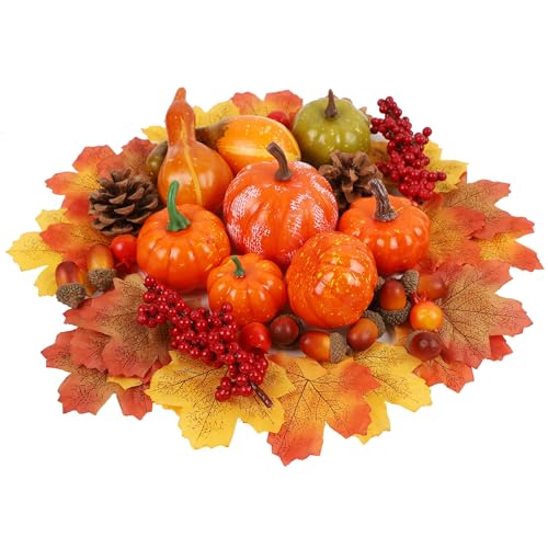 winemana 57pcs Fall Decorations for Home - Small Pumpkins for