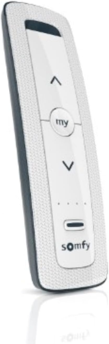 Somfy Situo 5 Arctic Remote - 5 Channel - Hand Held Remote - Replacement Remote for Somfy Blinds & Shades – My Function for Auto Blind Position – Omni Directional – Sleek Gray Arctic Finish #1870578