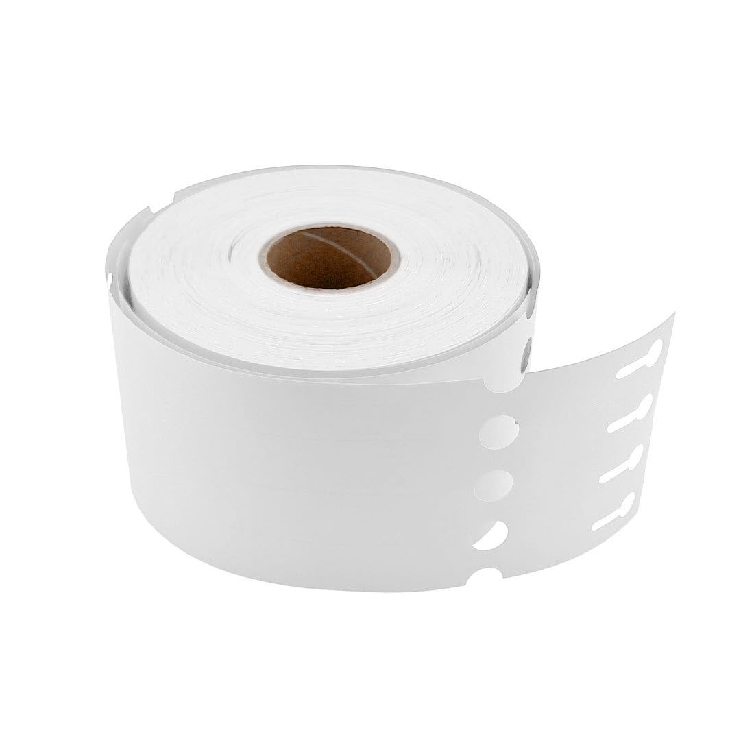 CombiCraft étiquettes à boucle blanches - 250 x 25 mm - pour imprimante transfert thermique - 1500 étiquettes sur rouleau