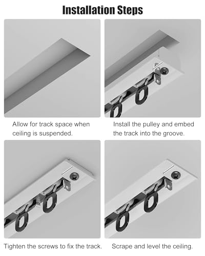 Riel de cortina de ducha invisible ideal para apartamentos modernos 3