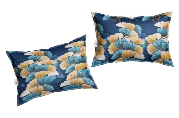 Image of RD TREND Glace Cotton Assorted Pillow Cover Set of 2 (4 Pcs) - Premium 210 TC, Standard Size 18 inchx28 inch | Soft & Breathable Floral Printed Design for Bedroom |Multi 1