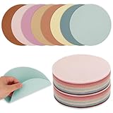 JarThenaAMCS 32Pcs Back to School Spot Markers 7 Inch Boho Pastel Carpet Floor Spots Circle Dots for Office Classroom Party Activity Supplies