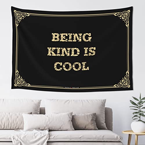 �Q���̃h�A�̑��� Being Kind is Cool �^�y�X�g���[ �}���P�[�u �f�R���[�V���� �����̃h�A�̑���(75X100cm)