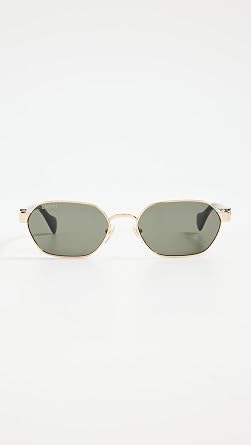 Generico Sunglasses GG1593S 56/18 001 Gold Black