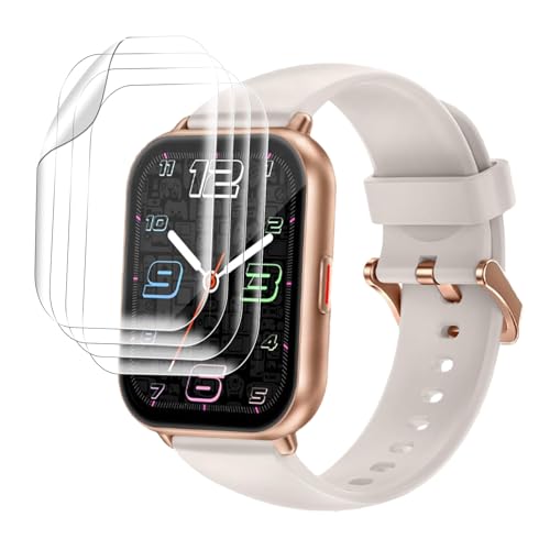 �y4���Z�b�g�z ?RUIMEN H1 �X�}�[�g�E�H�b�` 1.83�C���` �p �t�B���� �yNOUKAJU�z �ی�t�B���� TPU���f�� ���h�~ �����ߗ� �w��h�~ �����ȒP �ɔ� �������� �t�B���� Smart Watch 1.83�C���` �ی�t�B���� (��