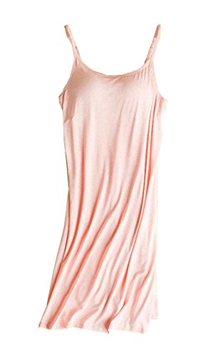 最安値 シント エム Shintom ブラ カップ付き ロング キャミソール インナー 部屋着 ナイトウェアー 肩紐 アジャスター付き Xl ピンクの価格比較