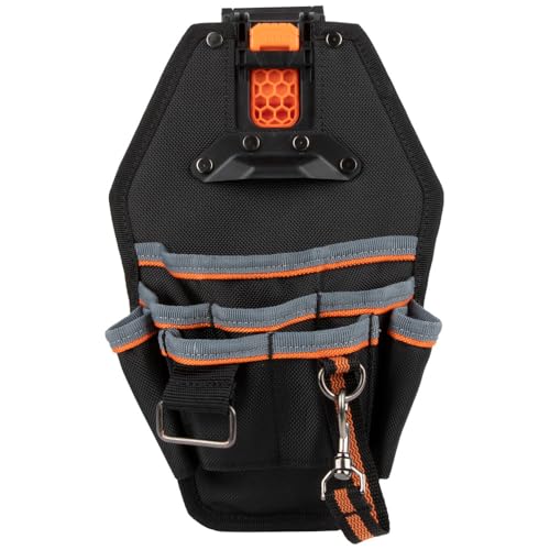 Klein Tools 55832MB MODbox Tool Pouch 8-Pocket Electrician Bag Quick Attach and Release for Tool Belts and MODBox Rail System