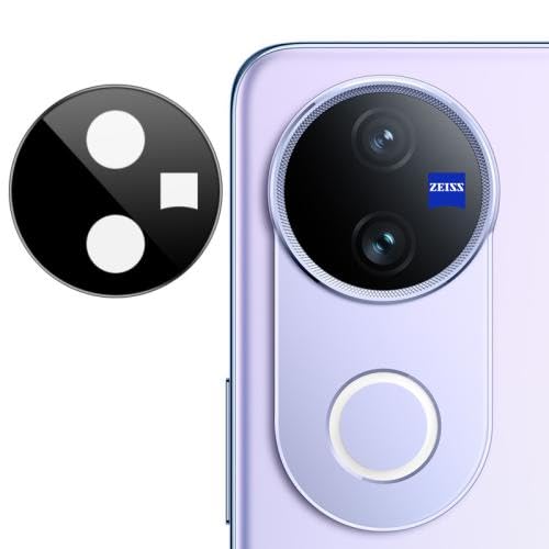 Image of ZARALA Glass Camera Lens Protector For V50E 5G / Vivo V50 5G [9H Hardness] [6D Lens Protector ] [Easy Installation] Black
