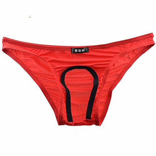 Generic Men's Underwear Briefs Front Open Comfy Ultra Lightweight Waistband Stretchy Seamless Underwear Trunks