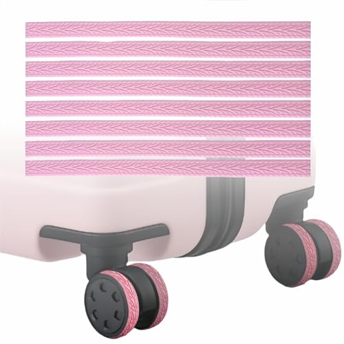 Luggage Wheel Protection Covers - Noise Reducing & Anti-Scratch Travel Suitcase Accessory, 0.5