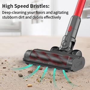 Miniatura 5 de Repuesto de cabezal para Dyson V7 V8 V10 V11 V15 sv10 sv12 sv14 sv15 accesorio, 1s liberación Dyson piezas de repuesto con 4 LED, piezas limpiadoras