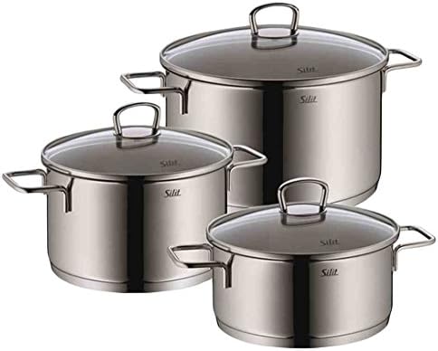 Silit Cookware Set, Silver, 3-Piece