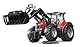 bruder 03047 - Massey Ferguson 7624 mit Frontlader - 1:16 Fahrzeuge, Landwirtschaft, Bulldog, Trecker, Spielzeug ab 3 Jahre