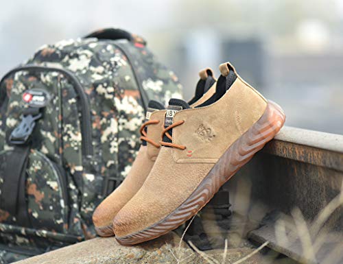 VOLKLAND Men Casual Leather Steel Toe Safety Shoe4