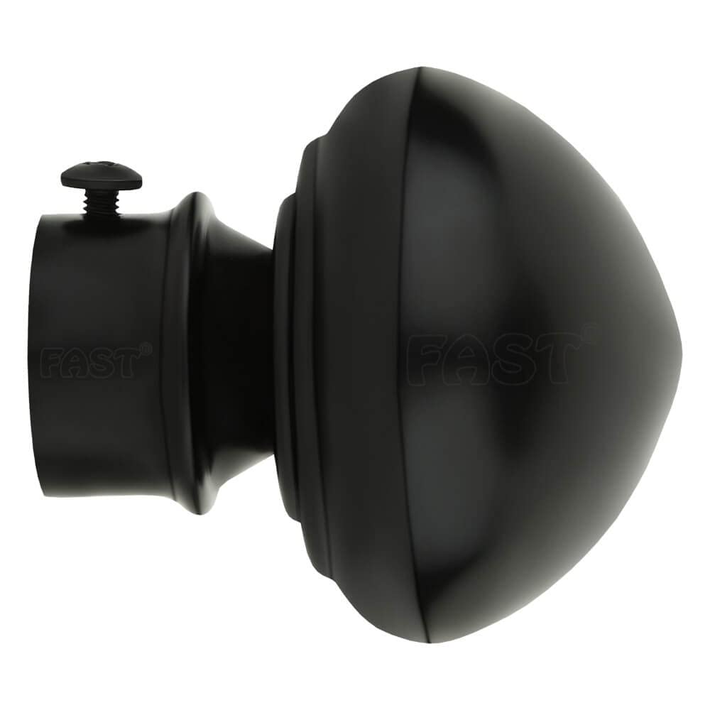 FAST CBS78 Stainless Steel Metal Black Finish Curtain Finials Or Finial for Window Curtain Accessories Rod & Brackets (4)-image-15