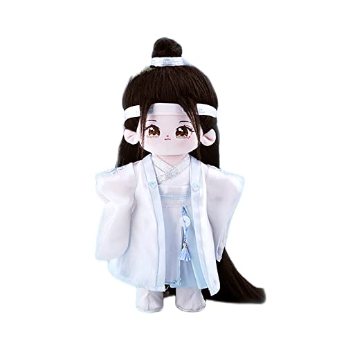 アニメ「魔道祖師（まどうそし）」行雲帰隠 藍忘機Ver. ぬいぐるみ30cm キャラクタードール 着せ替え 可愛い人形 公式グッズ