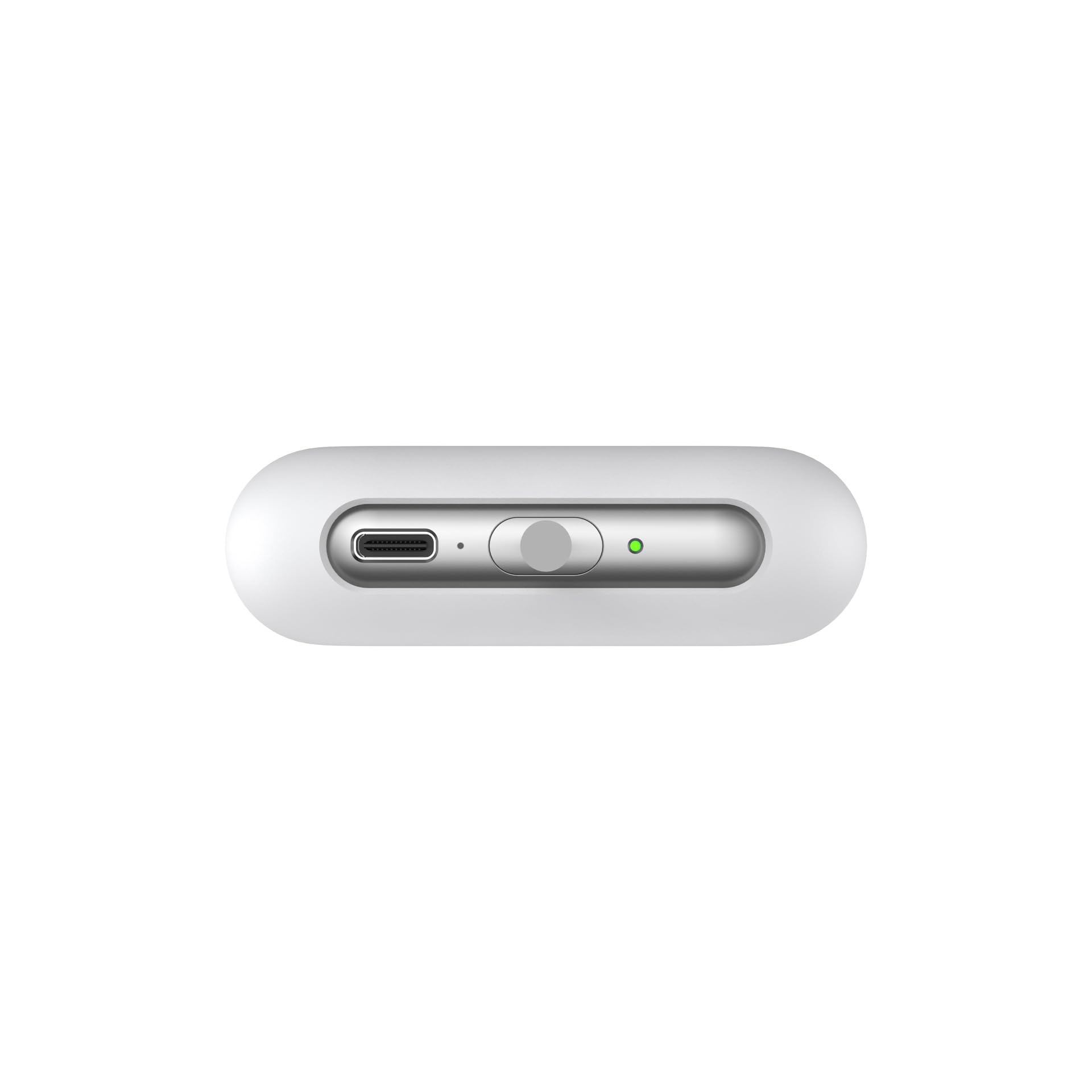 Etui en Silicone pour Vision Pro Batterie, étui de Protection, Housse de Protection, Antichoc et Anti-Rayures (Blanc)