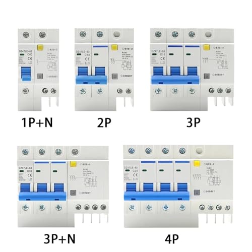 Disjoncteur différentiel contre surcharge et court-circuit triphasé - 2