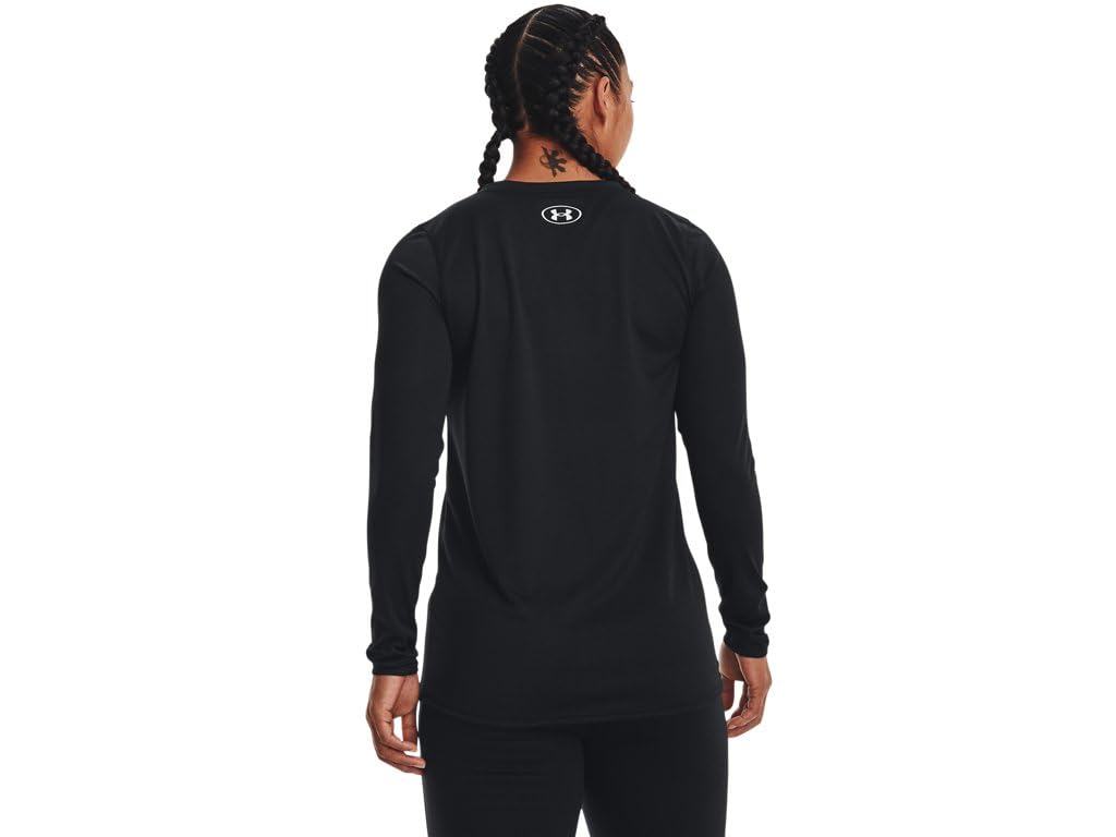 Under Armour Women's Team Tech Loose Black Long Sleeve Shirt (L)