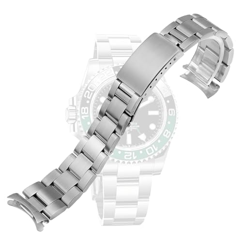 [HiCycle2] Rolex �f�C�g�W���X�g1601�A1602�A1603�A1611�A1625�X�e�����X�|�̂��߂�20�~�����[�g���I�C�X�^�[�E�H�b�`�o���h���� (20mm)