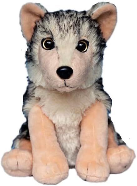 Miniatura 7 de Yellowolf Peluche de lobo  12 pulgadas  Juguete de peluche grande de piel de primera calidad  Peluches para acurrucarse  Animal de peluche ideal