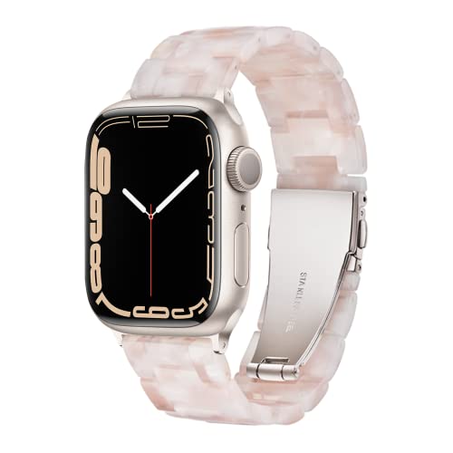 Image of Light House Apple Watch Bands-Fashion Lightweight Resin iWatch Bands for Women Men 38mm /40mm /41mm /42mm(Series 11 10), 49mm /46mm /45mm /44mm /42mm(S 3 2 1), Compatible with Apple Watch Series 11 SE 10 9 8 7 6 5 4 3 Ultra