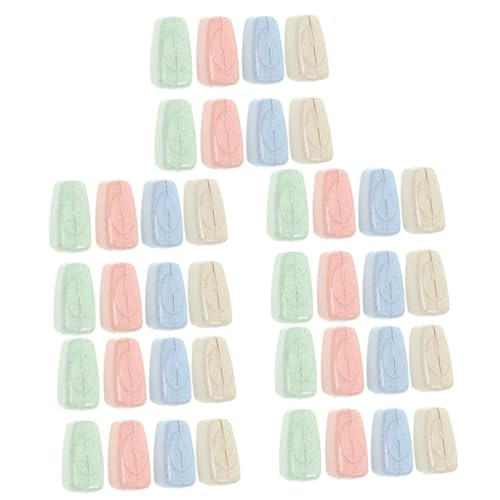 Cabezales exfoliantes OUNONA para el baño diario con funda de piel y soporte de cepillo suave