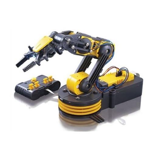 CEBEK - Kit Juguete Didáctico Educativo Brazo Robótico con Mando It C-9895, Amarillo (C9895)