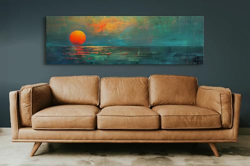 Affiches bohèmes océan vert émeraude pour habiller un grand mur vide