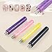 5 Petal Flower Nail Dotting Pen - Dotting Tool for Nail Art,One Stroke Flower Design Tool,1.8mm Fine Tip Rhinestone Pickers,Handle DottingTool for DIY NailArt for Beginner Enthusiast Girls Women