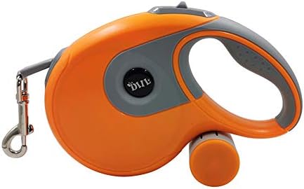 BOOB Retractable Leash for Dogs Automatic Extending Nylon Puppy Pet Dog Leashes Lead Durable Dog Walking Running Leash Rope 5m 8m Orange 8m - Garbage Box