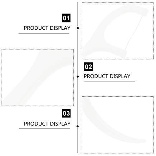 EXCEART 300 Unidades de Fio Dental Palitos Palitos Palitos Palitos Interdentais Palitos Palitos Perf