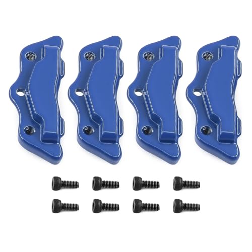 Adaptateur Hexagonal 12mm Tamiya TT02 en Acier pour Voiture RC 1/10 Disque de Frein Bleu x4