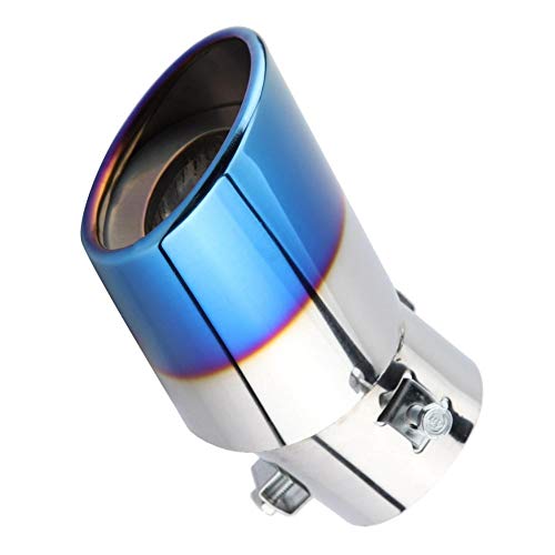 Broco Scarico Universale Auto Silenziatore, Chrome...