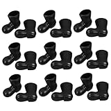 Ambiance festive garantie : Ces mini bottes de Noël pour poupées apportent une touche de magie aux scènes miniatures, parfaites pour votre maison de poupée en décor de fête enchanteur sans effort