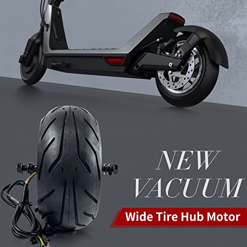 Electric Scooter Hub Motor With Tires,10 Inch 60V 3000W Wide Tyre Hub Motor,Brushless Gearless Electric Hub Motor,High Power Hub Motors For E-Bikes, Scooters (10In, 60V 3000W, 1) #TOP2