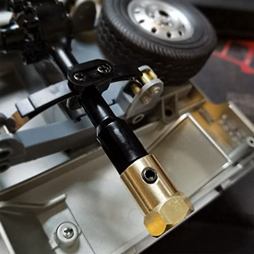 Adaptateur Hexagonal Laiton pour Roue Voiture RC Sorties Extérieures