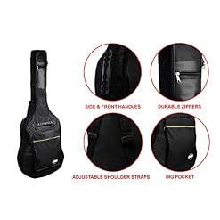 ADEPTNA Étui de transport rembourrée et résistante pour guitare acoustique classique, étui entièrement étanche… - Les Beatles, Paul McCartney, John Lennon, RIngo Starr, George Harrison ADEPTNA Étui de transport rembourrée et résistante pour guitare acoustique classique, étui entièrement étanche… – Image 4