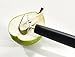 triangle Fruit and Vegetable Corer - Ultra-Sharp Stainless Steel with Two Cutting Widths - Removes Cores & Seeds - Dishwasher Safe