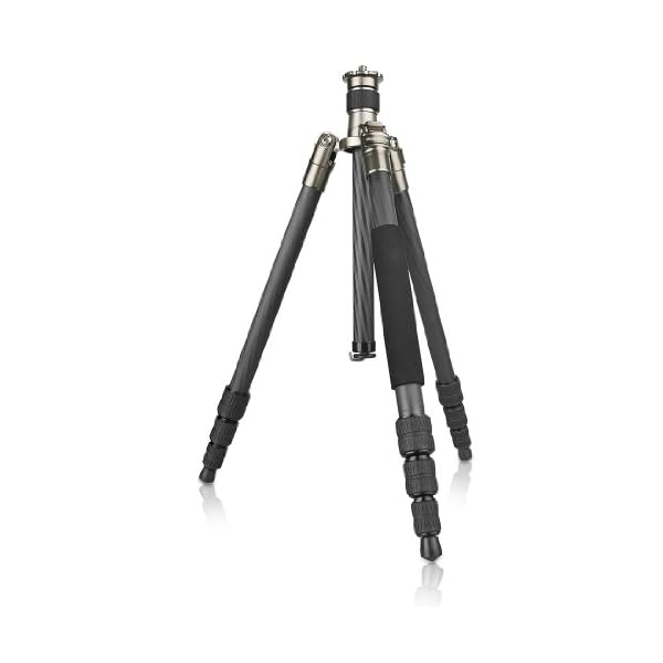 Mantona Titanium Carbon Kamerastativ mit Kugelkopf inkl. Schnellwechselplatte